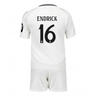 Real Madrid Endrick #16 Domaci Dres za djecu 2024-25 Kratak Rukav (+ Kratke hlače)